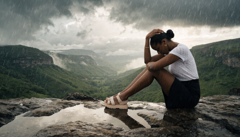 Recognizing the Early Warning Signs — editorial photograph, wide landscape composition