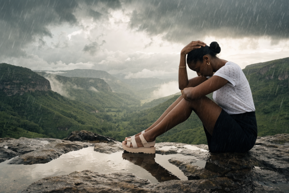 Recognizing the Early Warning Signs — editorial photograph, wide landscape composition